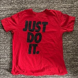 Nike Kids Red Graphic T-Shirt